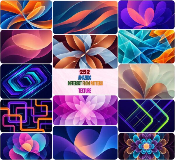 Amazing Different Flow Pattern Texture
