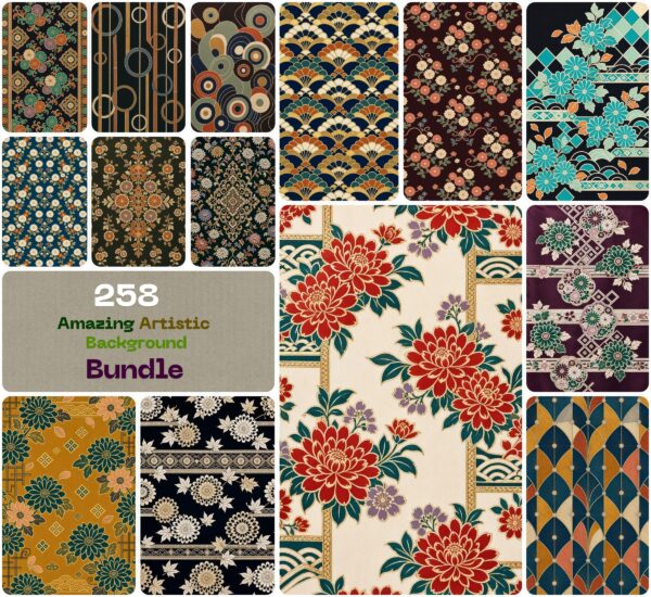 Amazing Artistic Background Bundle